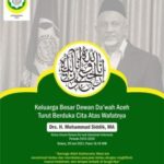 Mantan Ketua DDII Mohammad Siddik Meninggal Dunia, Dewan Dakwah Aceh Sampaikan Dukacita Mendalam