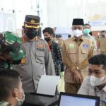 Kapolda Buka Vaksinasi Massal Sektor Jasa Keuangan di Aceh