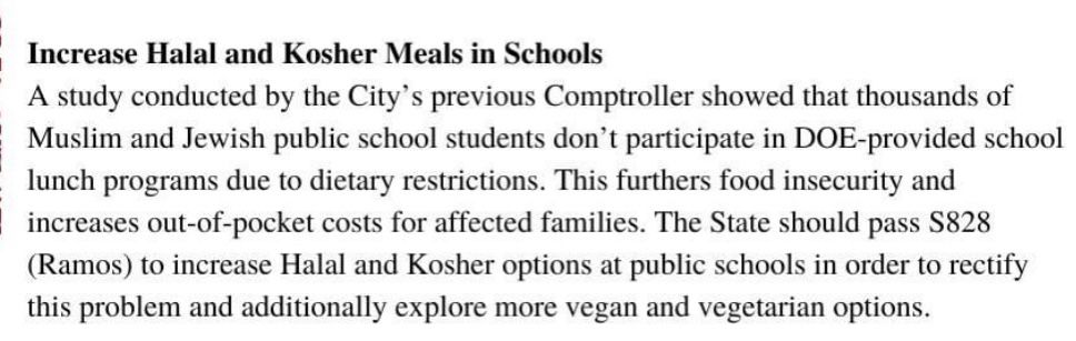 Halal Food di Public Schools Kota New York