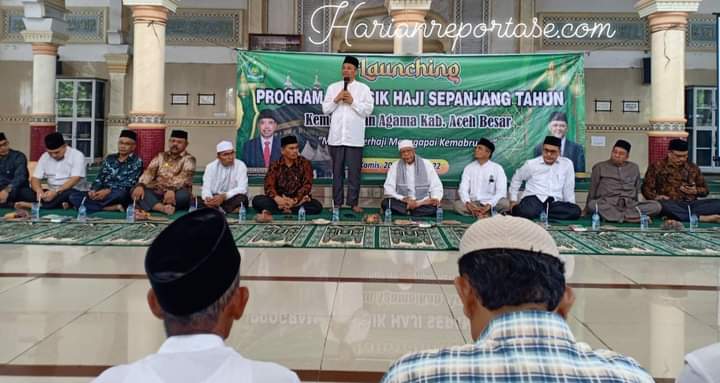 Kemenag Aceh Besar Launching Manasik Sepanjang Tahun
