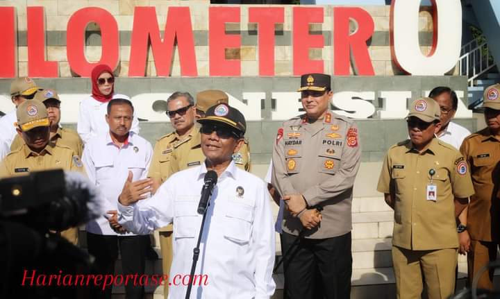 Menkopolhukam dan Mendagri Kunjungi Kilometer Nol Indonesia di Sabang