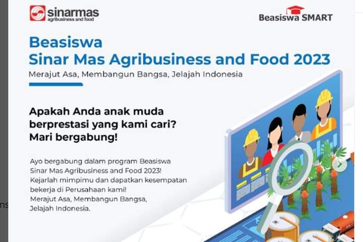 Beasiswa Sinar Mas 2023 Dibuka, Berikut Syarat, Cakupan dan Cara Daftar