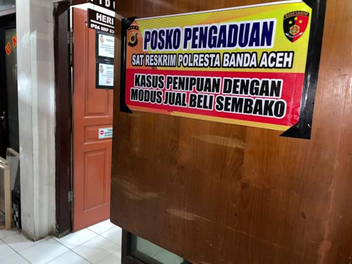 Kerugian Capai Miliaran Rupiah, Polresta Banda Aceh Buka Posko Kasus Penipuan Sembako Murah