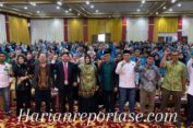 Ribuan Mahasiswa USM Penerima Beasiswa KIP Ikuti Kuliah Umum Bersama Hj. Illiza Sa’aduddin Djamal