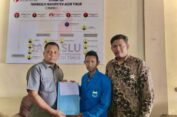 PMII Aceh Timur Serahkan Surat Pemberitahuan Pemantau Kepada Panwaslih