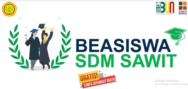 Beasiswa SDM Sawit 2023 Dibuka, Beasiswa Plus Uang Saku