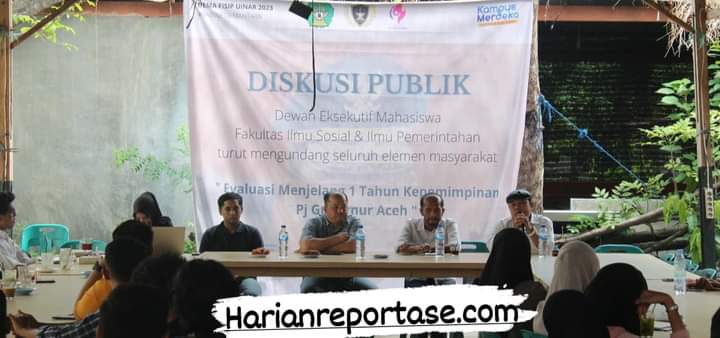 DEMA FISIP UINAR Gelar Diskusi Publik Evaluasi Kinerja Pj Gubernur Aceh, Ini Hasilnya