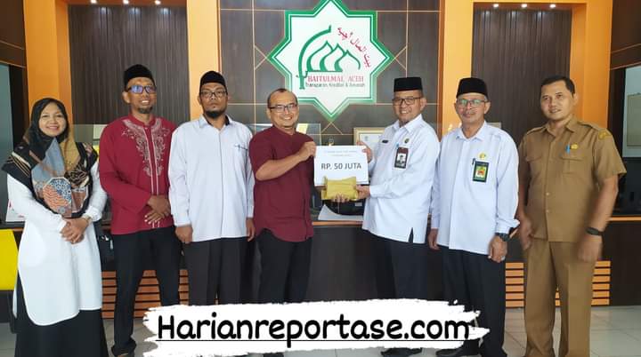 Kanwil Kemenag Aceh Setor Zakat Melalui BMA