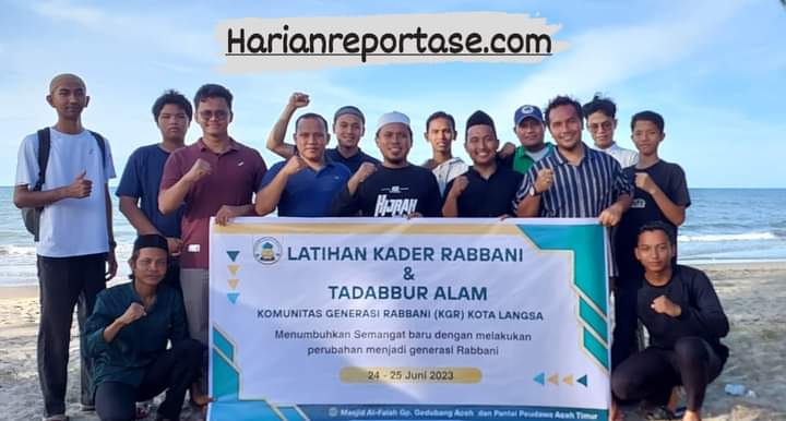 KGR Langsa Gelar Rihlah di Pantai Cemara Peudawa