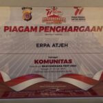 ERPA ATJEH Terima Penghargaan Dari Kapolda Aceh