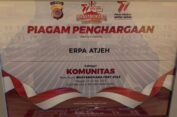 ERPA ATJEH Terima Penghargaan Dari Kapolda Aceh