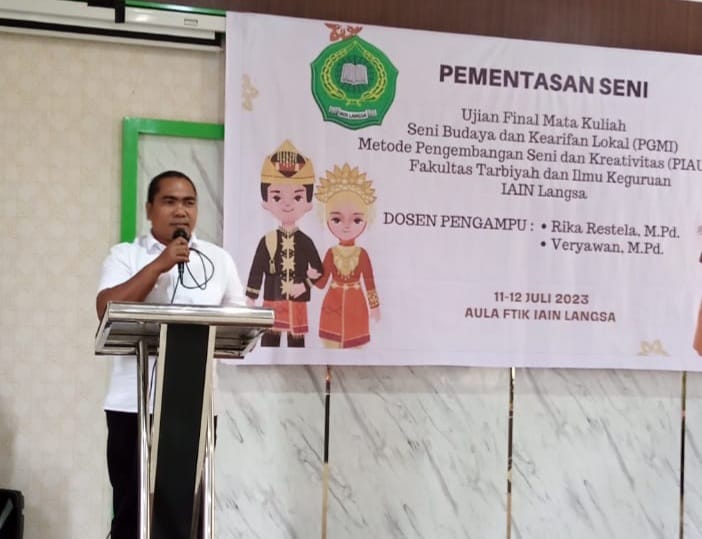 Dekan FTIK IAIN Langsa Buka Acara Pentas Seni