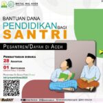 Bantuan Dana Pendidikan Bagi Santri Dari Baitul Mal Aceh