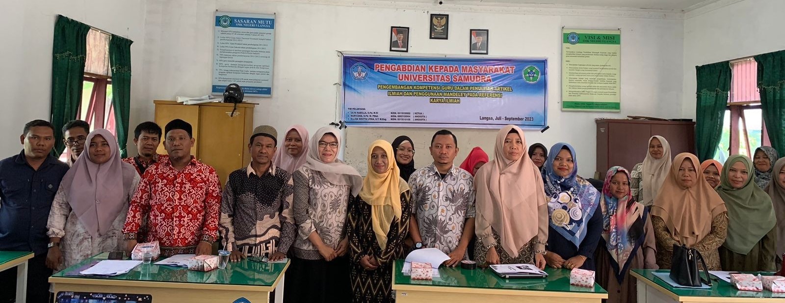 PKM Dosen Unsam, Pelatihan Menulis Karya Ilmiah Untuk Para Guru