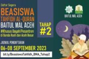 Beasiswa Tahfidh Qur’an dari Baitul Mal Aceh, Berikut Informasinya