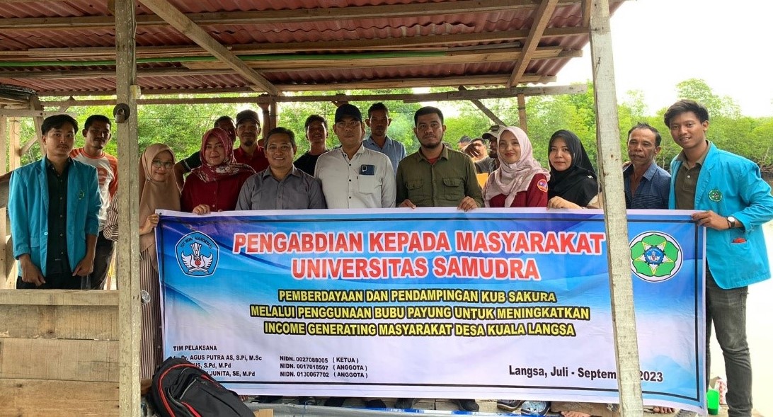 PKM Dosen Unsam, Pemberdayaan KUB Sakura Melalui Penggunaan Bubu Payung di Kuala Langsa
