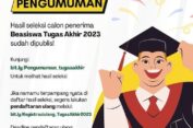 BMA Umumkan Hasil Seleksi Calon Penerima Bantuan Tugas Akhir