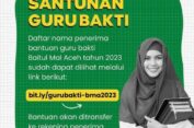 BMA Umumkan Penerima Bantuan Dana Guru Bakti, Berikut Daftarnya