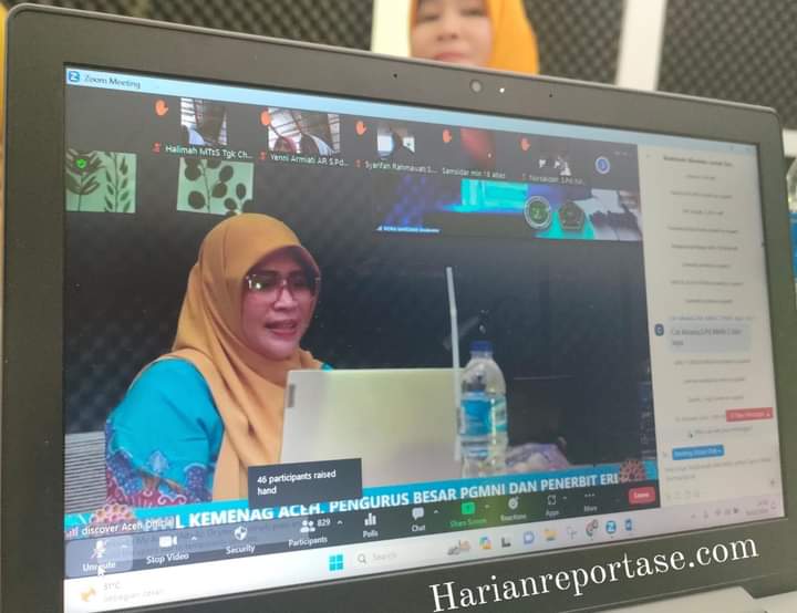 Perkuat Kompetensi Guru Madrasah, PW PGMNI Aceh Gelar Pelatihan Guru Online Bersetifikat