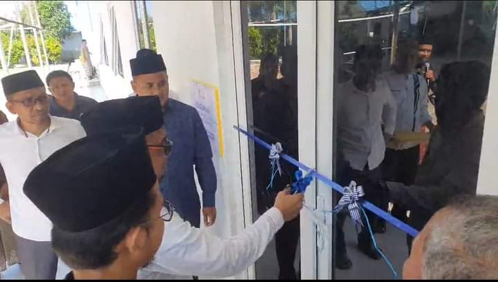 Usai Musibah Kebakaran, Gedung Serba Guna Dayah Baitul Quran Siem Kembali Bisa Digunakan, Tgk Irawan Abdullah Lakukan Peresmian