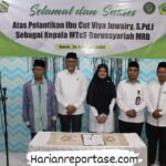 Yayasan Baiturrahman Peduli Umat, Lantik Kepala Baru MTsS Darussyariah Masjid Raya Baiturrahman