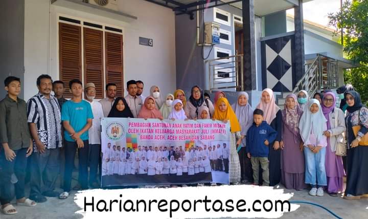 Sambut Hari Raya Idul Fitri, Ikmali Santuni Anak Yatim dan Fakir Miskin
