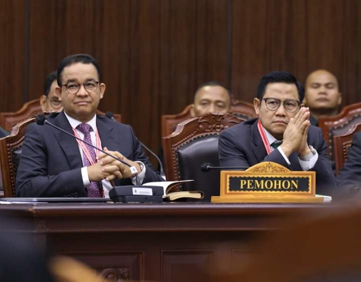 MK Tolak Seluruh Permohonan Gugatan Pilpres dari Anies-Muhaimin