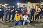 Tim Opsnal Gabungan Polres Amankan Pelaku Pembakaran Gudang Pupuk