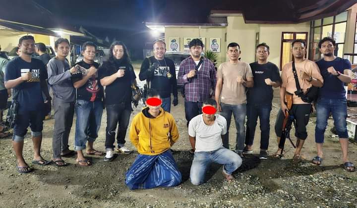 Tim Opsnal Gabungan Polres Amankan Pelaku Pembakaran Gudang Pupuk