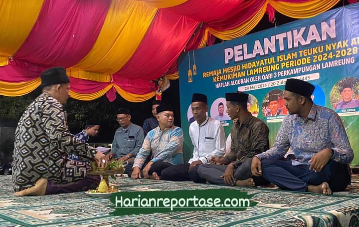 Remaja Mesjid Hidayatul Islam T. Nyak Arief Lamreung Sagoe XXVI Resmi Dilantik