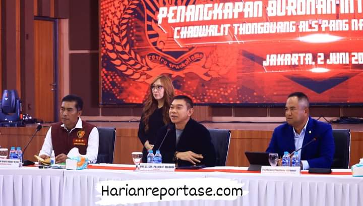 Polri Tangkap Buronan Thailand Paling Dicari