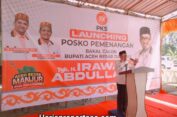 Posko Pemenangan Tgk Irawan Abdullah Dilaunching