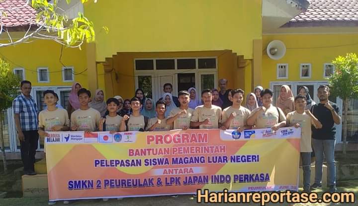 10 Siswa SMK Negeri 2 Peureulak Magang Ke Jepang