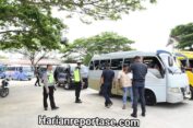 Petugas Gabungan Tes Urin Sopir Angkutan Umum di Terminal Peureulak
