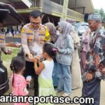 Anak anak dan Ibu Hamil di Pedalaman Mendapat Pelayanan Stunting di Hari Bhayangkara Ke-78 Polres Aceh Timur