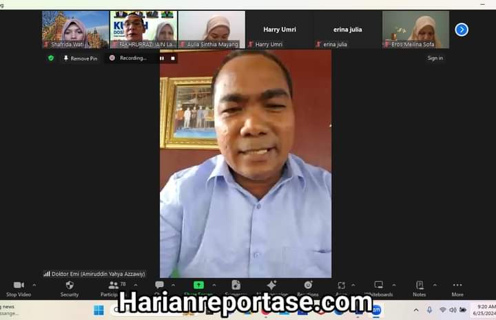 Dekan FTIK IAIN Langsa Buka Acara Kuliah Dosen Tamu PBI