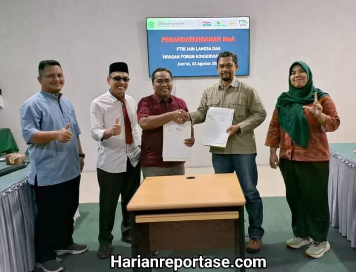 MoA dengan Forum Konservasi Leuser, Dekan FTIK IAIN Langsa Soroti Urgensi Paradigma Environmental Ethic