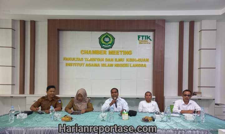 FTIK IAIN Langsa Bersama Disdikbud dan Kankemenag Bahas PPG Keagamaan