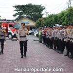 Kapolres Aceh Timur Pimpin Apel Gelar Pasukan Operasi Mantap Praja Seulawah 2024