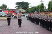Kapolres Aceh Timur Pimpin Apel Gelar Pasukan Operasi Mantap Praja Seulawah 2024