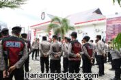 Amankan Pendaftaran Cakada, Polres Aceh Timur Siapkan 110 Personil di Kantor KIP