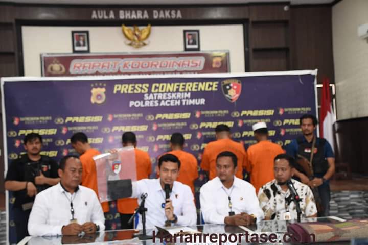 Polres Aceh Timur Amankan 6 Pelaku Penculikan, Berikut Kronologisnya