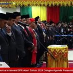 Paripurna DPRA Pemberhentian dan Pengucapan Sumpah Anggota DPRA