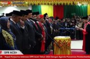 Paripurna DPRA Pemberhentian dan Pengucapan Sumpah Anggota DPRA