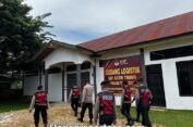 Jelang Pilkada, Satsamapta Polres Aceh Timur Tingkatkan Patroli ke Kantor KIP dan Gudang Logistik