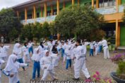 Ratusan Murid MIN 1 Banda Aceh Ikuti Ekstrakurikuler Bela Diri