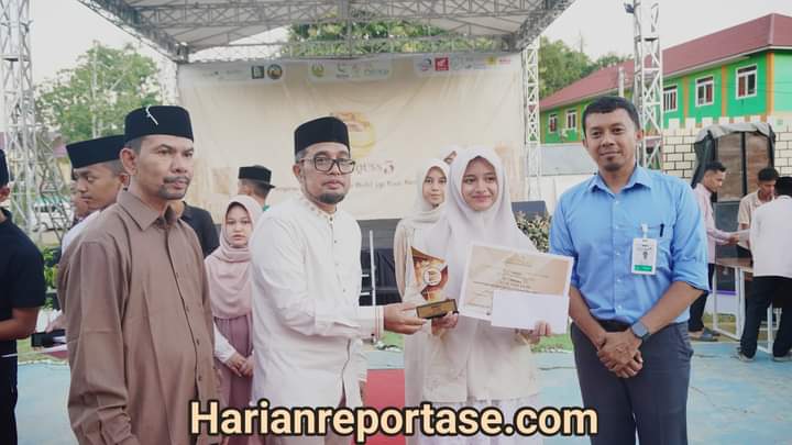 Ditutup Ketua Nazir Yayasan Waqaf Haroen Aly, Irawan Abdullah, MTsS Tgk Chik Umar Diyan dan MAS Ulumul Quran Raih Juara Umum Damasquss III Darul Quran Aceh