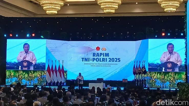 Rapim TNI-Polri, Prabowo: Rakyat yang Menggaji Saudara
