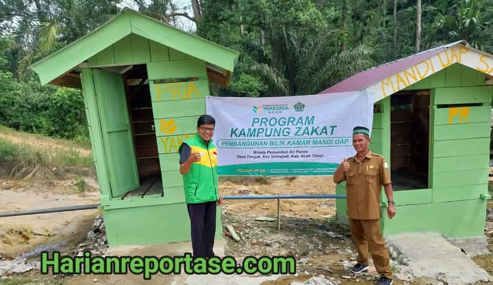 YAKESMA Aceh Salurkan Dua Unit Kamar Mandi Uap di Aceh Timur