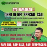 RAPI Banda Aceh Gelar Chek In Net Special Call Ramadhan 1446 H